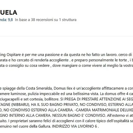 Domus Ilex Vendégház San Pantaleo